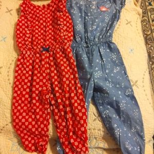 12m Carter's Rompers